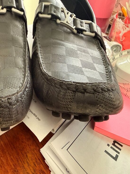 Louis Vuitton Damier Infini Hockenheim Moccasin size 7.5 main image 5